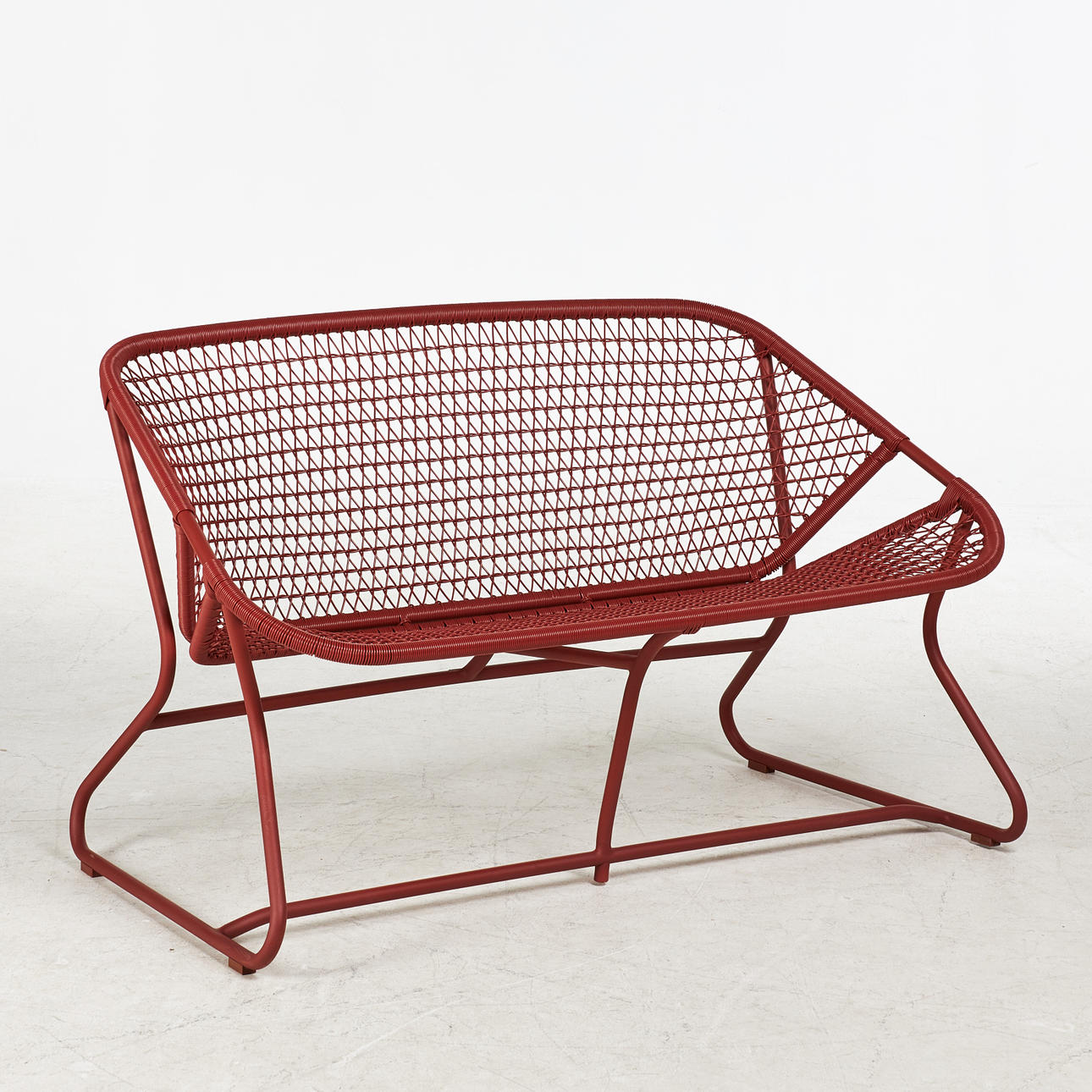 FRÉDÉRIC SOFIA. Soffa "Sixties Bench", för Fermob, Samtida, lackerad aluminum.