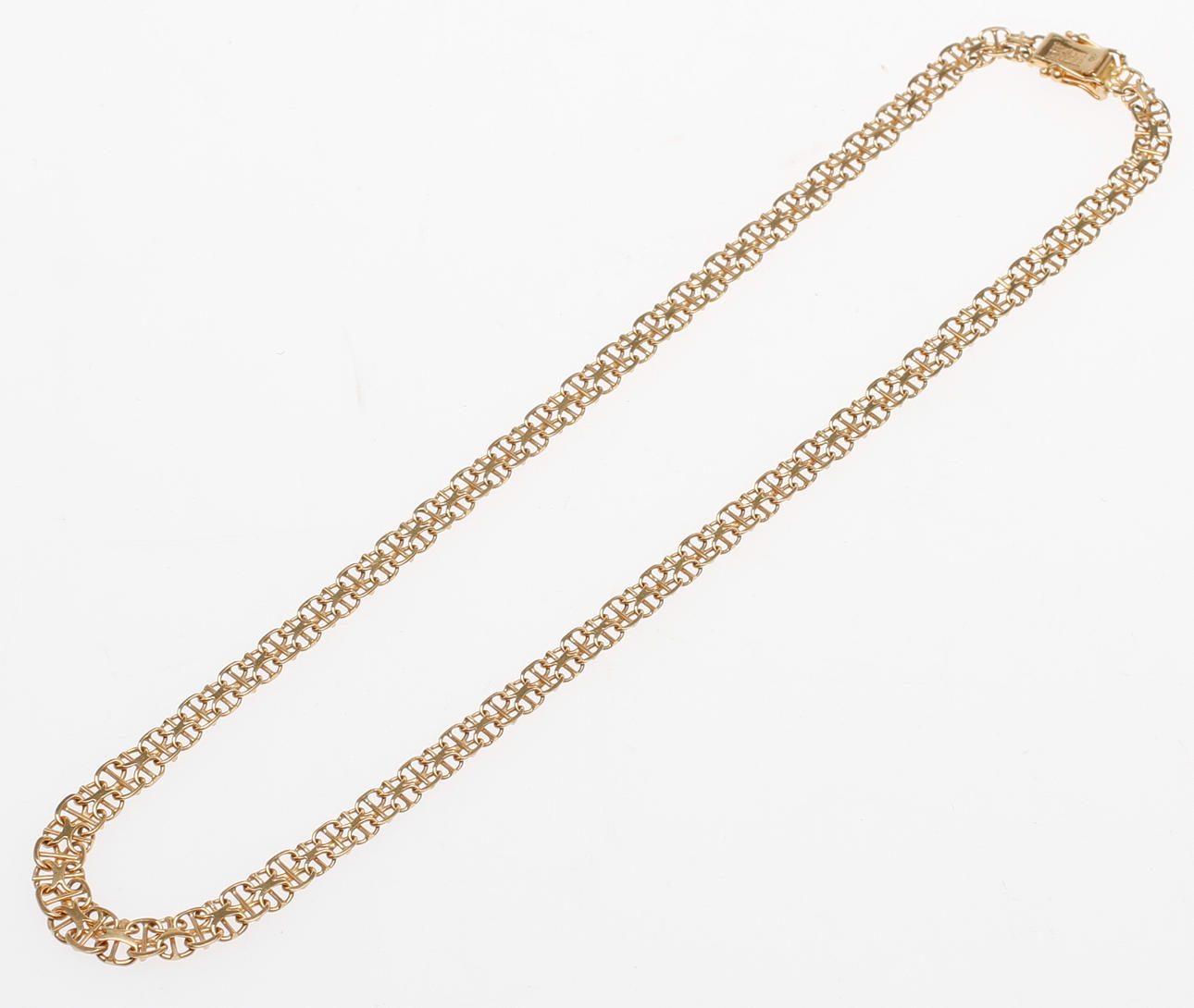 HALSBAND, 18k guld, vikt ca 14,9 gram.