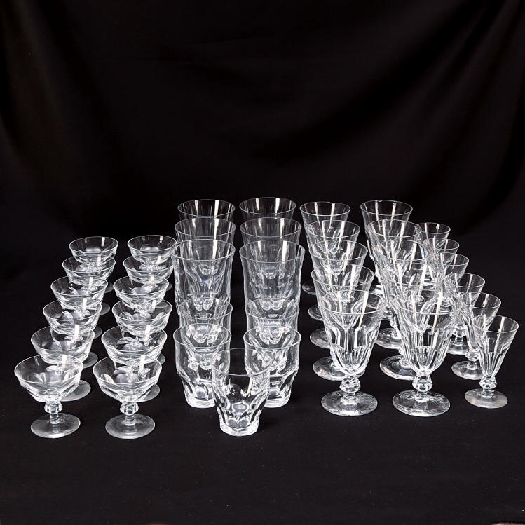 GLASSERVIS, 29 delar, Elis Bergh Kosta.