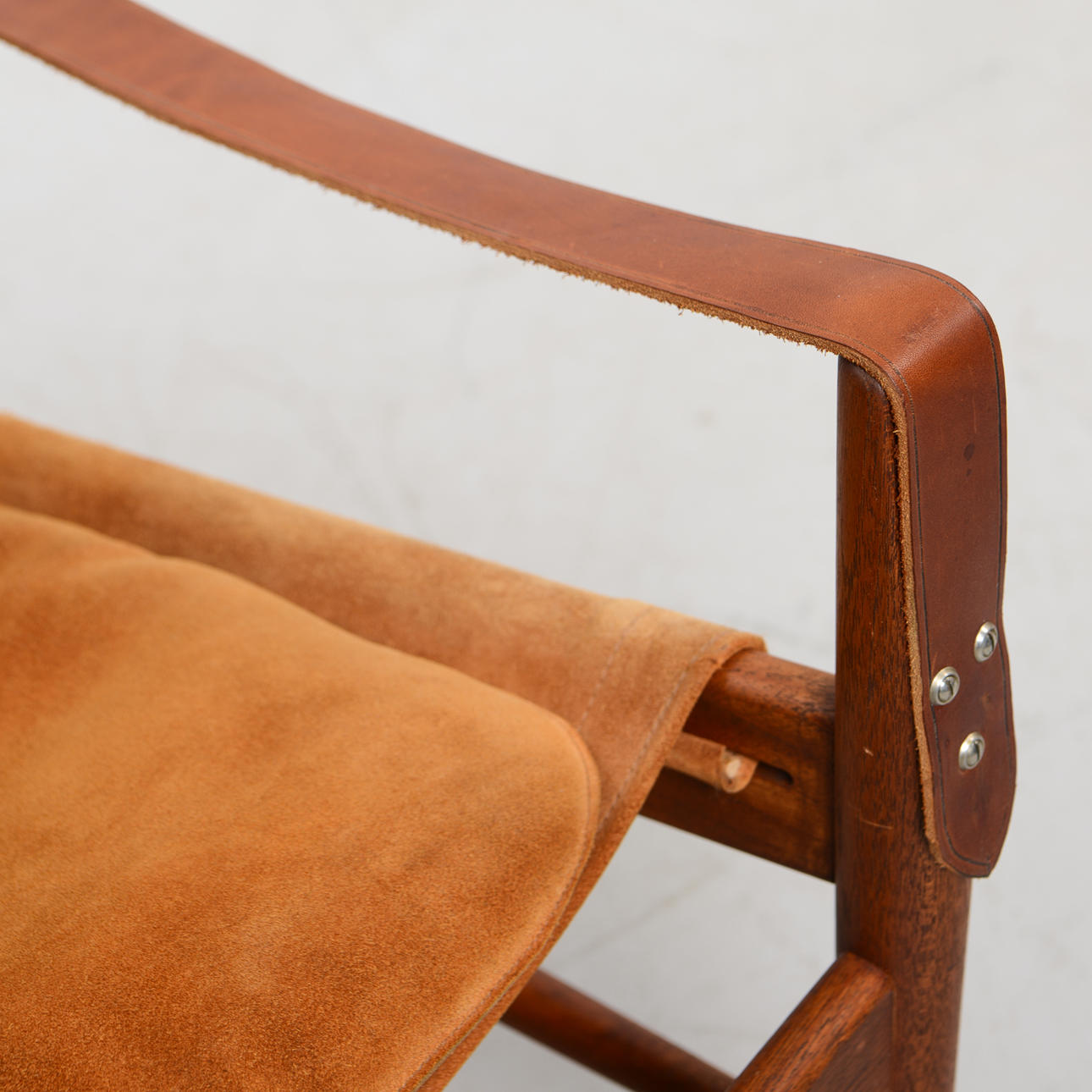 HANS OLSEN. Safari chair “Antelope”, Viskadalens Möbelfabrik