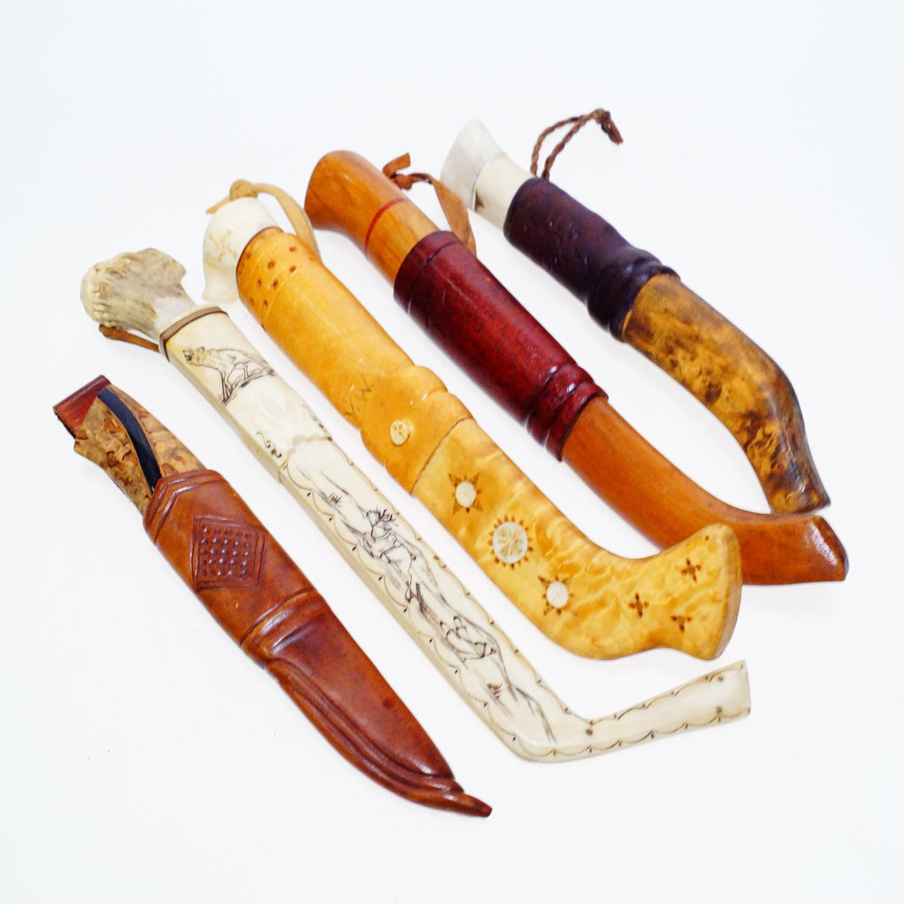 KNIVAR, bland annar sameknivar, 5st.