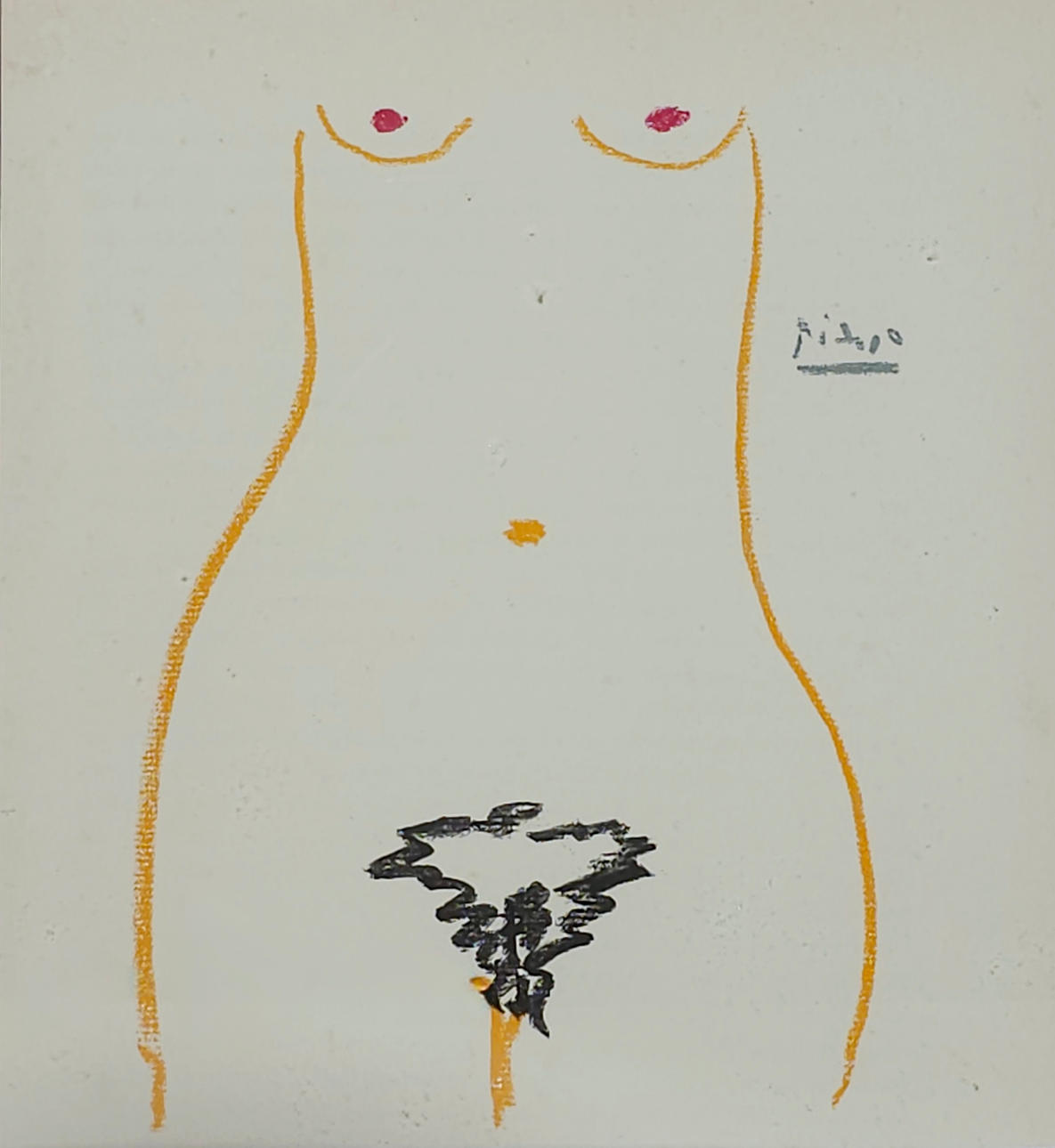 AFTER PABLO PICASSO. NO TITLE. OFFSET LITHOGRAPHY ON PAPER.