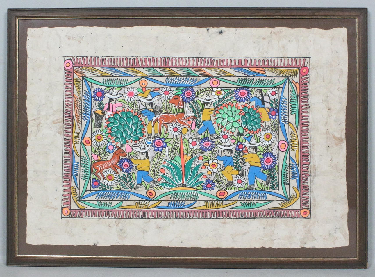 Folkekunstmalerier, Mexico.