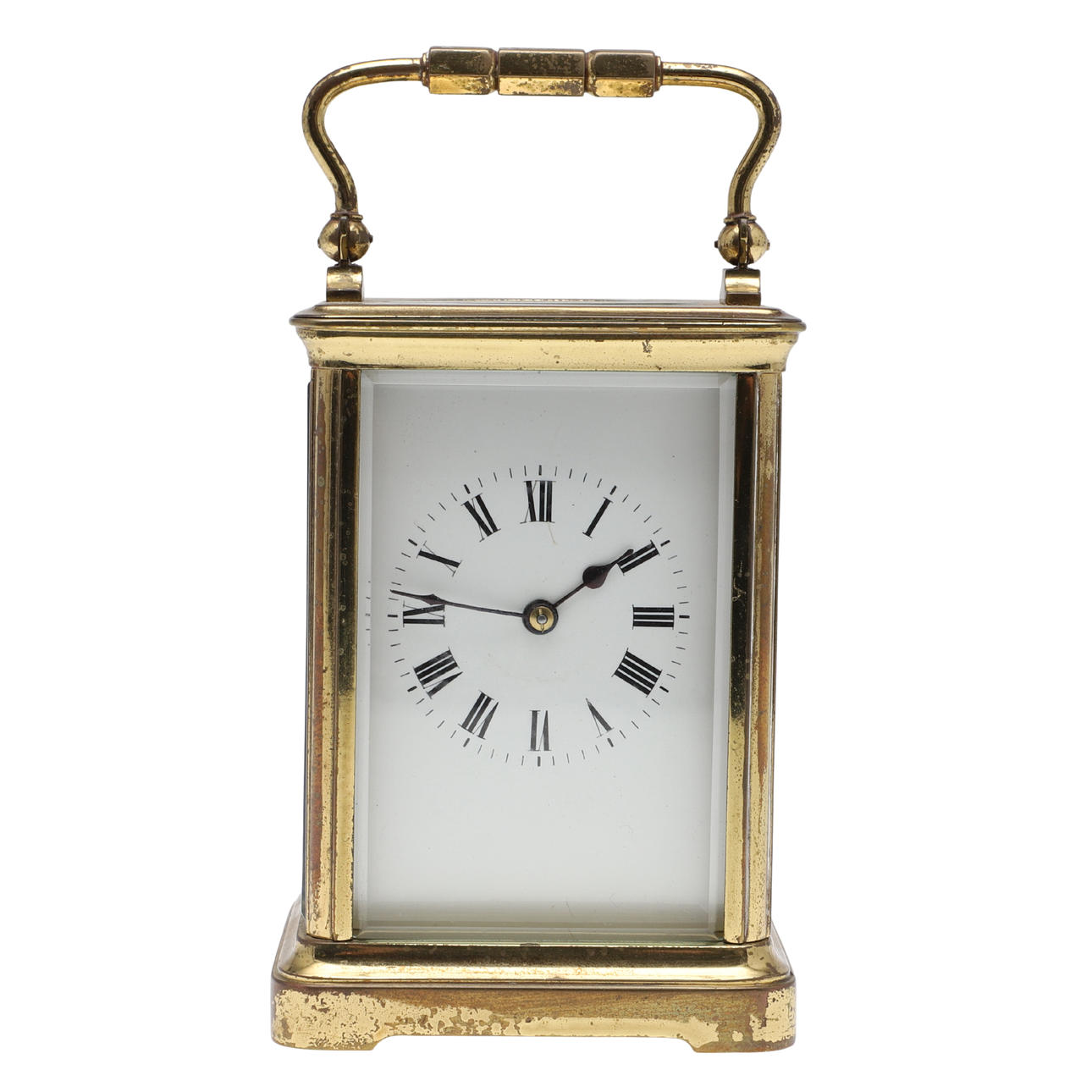 EN MÄSSINGSHÖLJET VAGNTIDSSTYCKE.