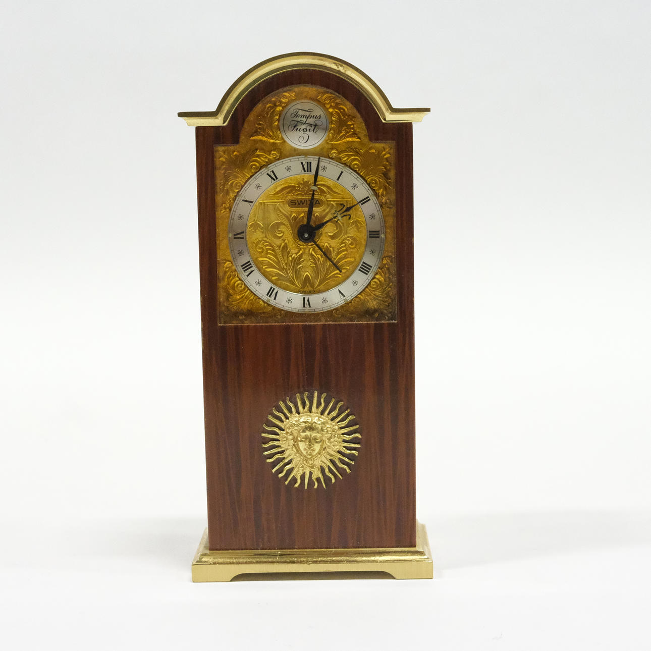 SWIZA. MINIATURE TABLE CLOCK WITH ALARM.