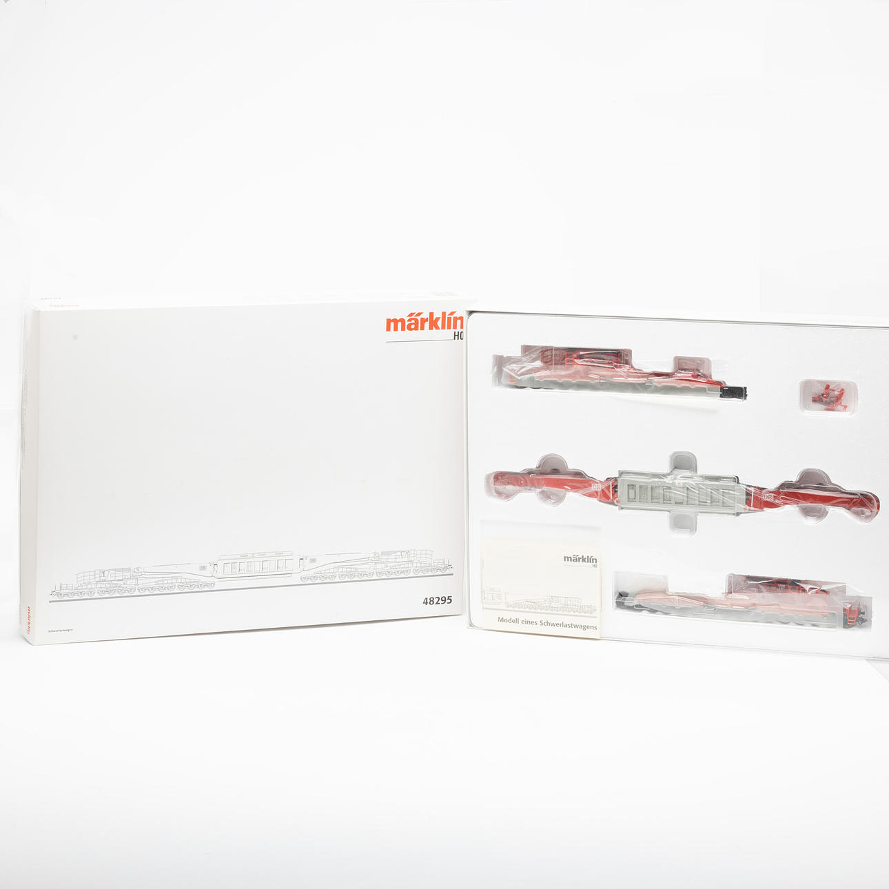MÄRKLIN 48295 specialvagnar för tung last, originalförpackning.