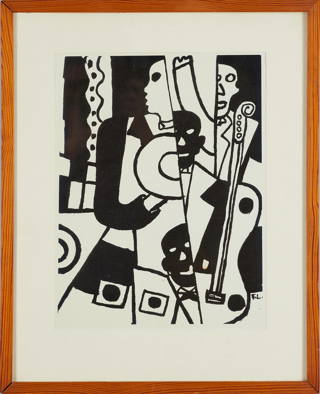 FERNAND  LÉGER. After. “Jazz”, print.