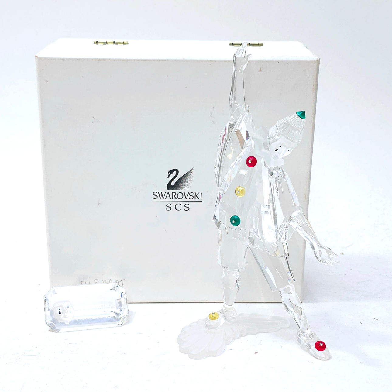SWAROVSKI. PIERROT FIGURE. YEAR 1999.