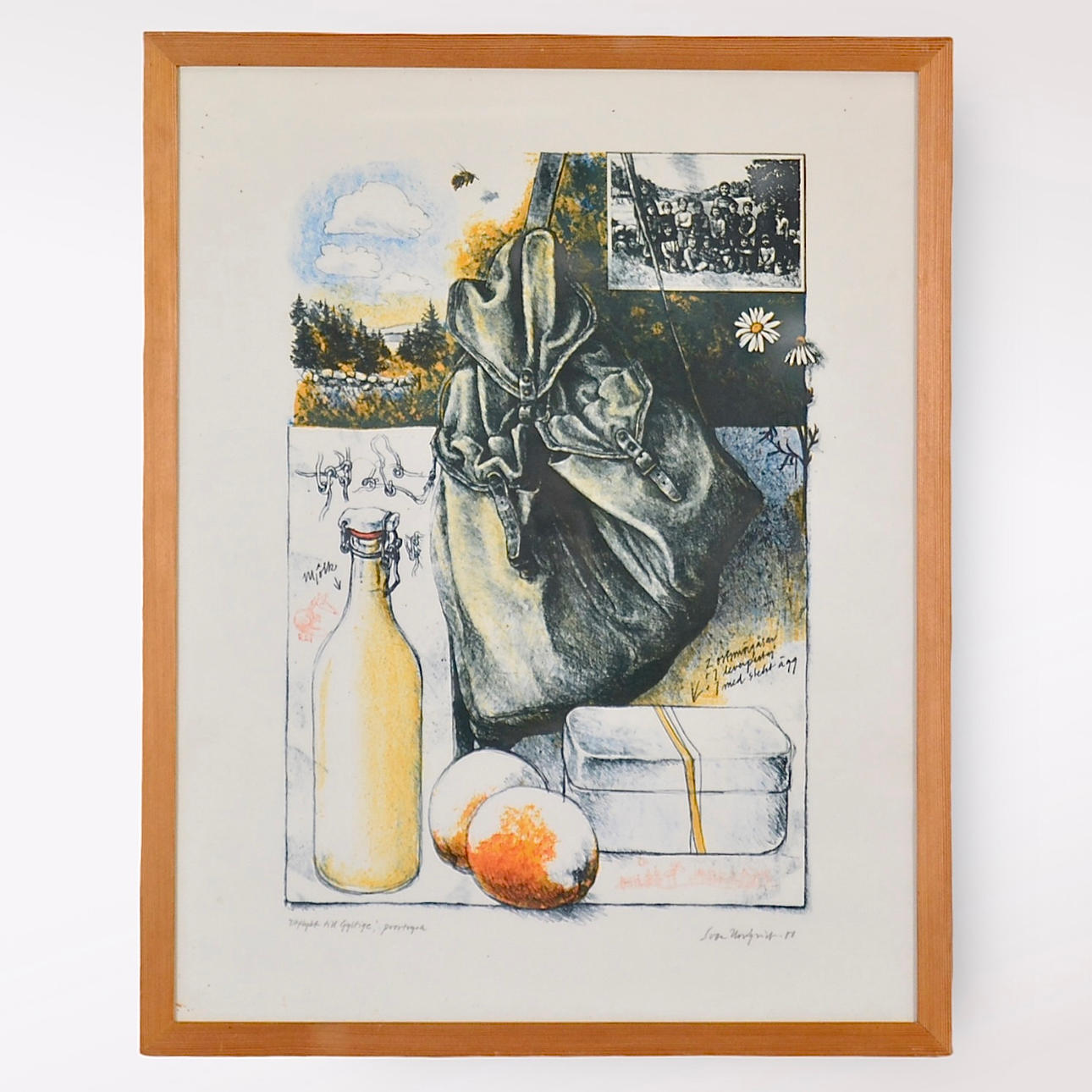 SVEN NORDQVIST. Color lithography.