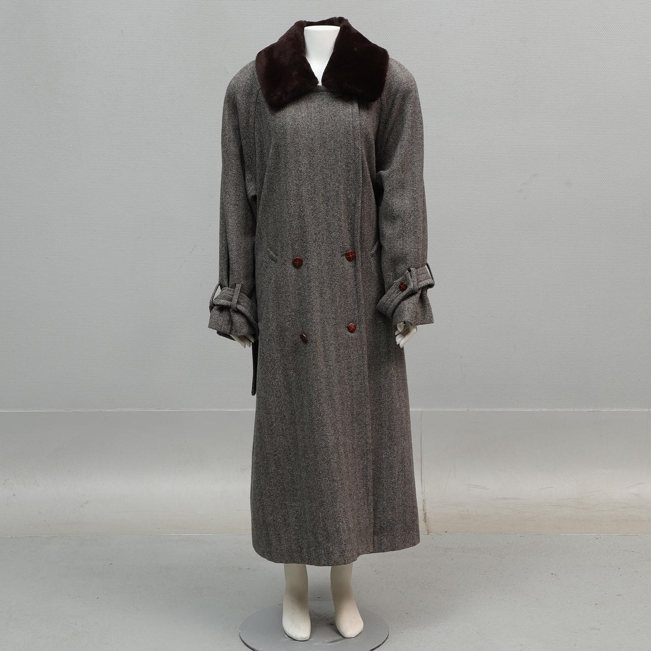 KAPPA, uld & polyester, Jensen frakke, Danmark, str. 44.