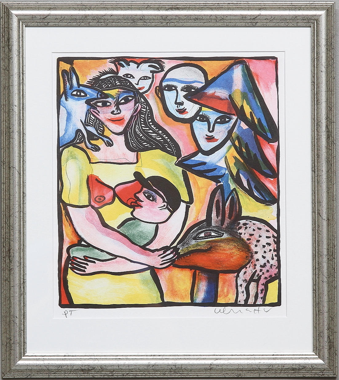 ULRICA HYDMAN-VALLIEN. Grafiskt blad, provtryck. Signerad.