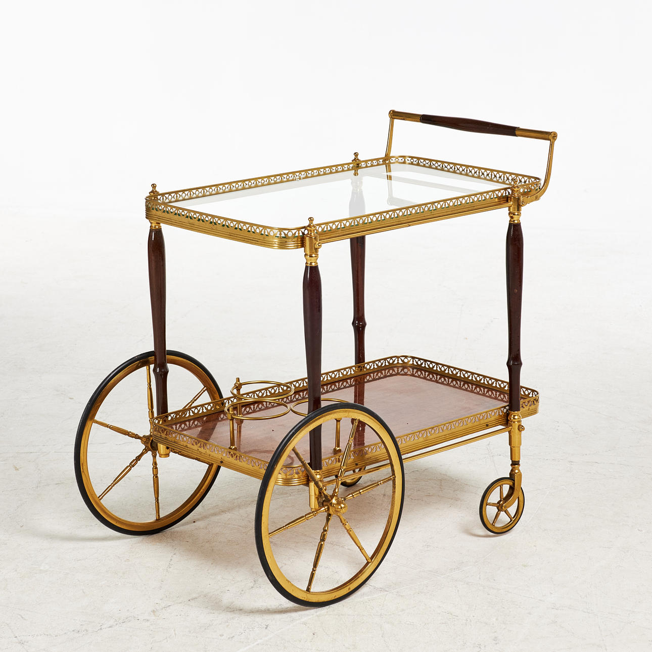 SERVING WAGON, second half of the 20th century.
