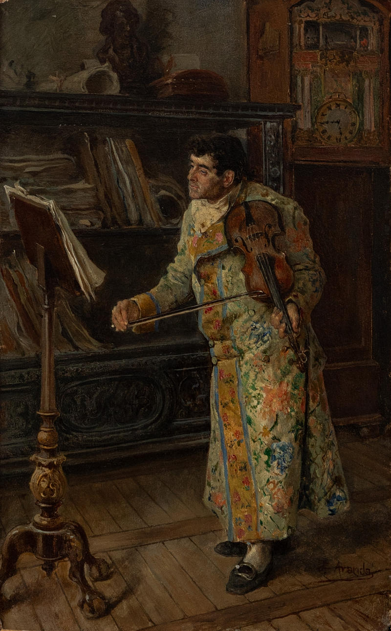 JOSÉ JIMÉNEZ ARANDA (1837-1903). viulisti.