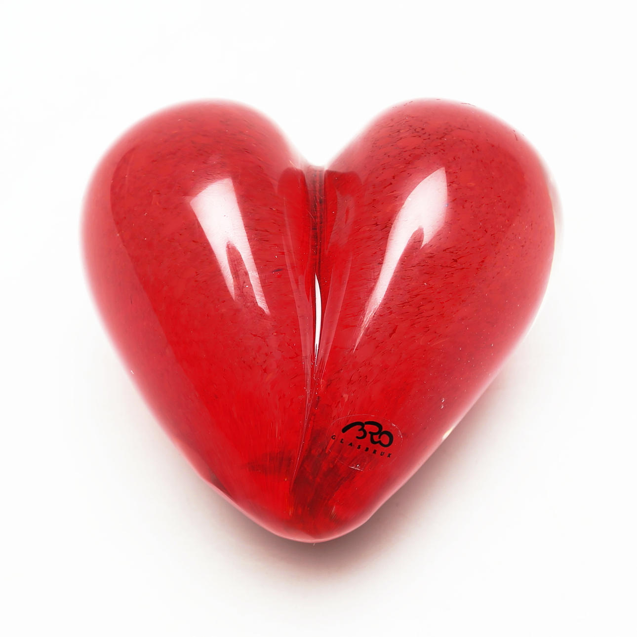 HJÄRTA, glas, Bro Glasbruk.