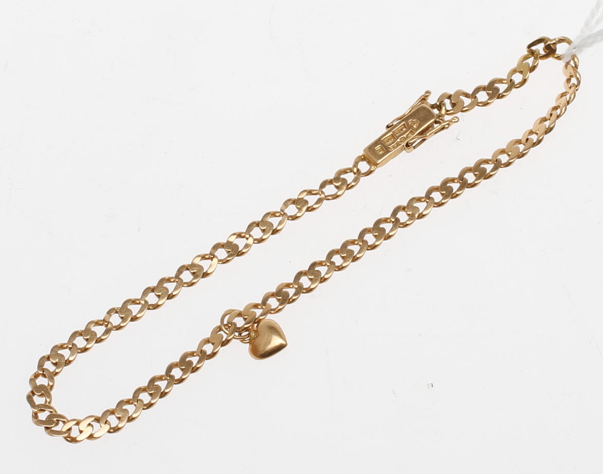 ARMBAND, 18k guld, vikt ca 6,2 gram.