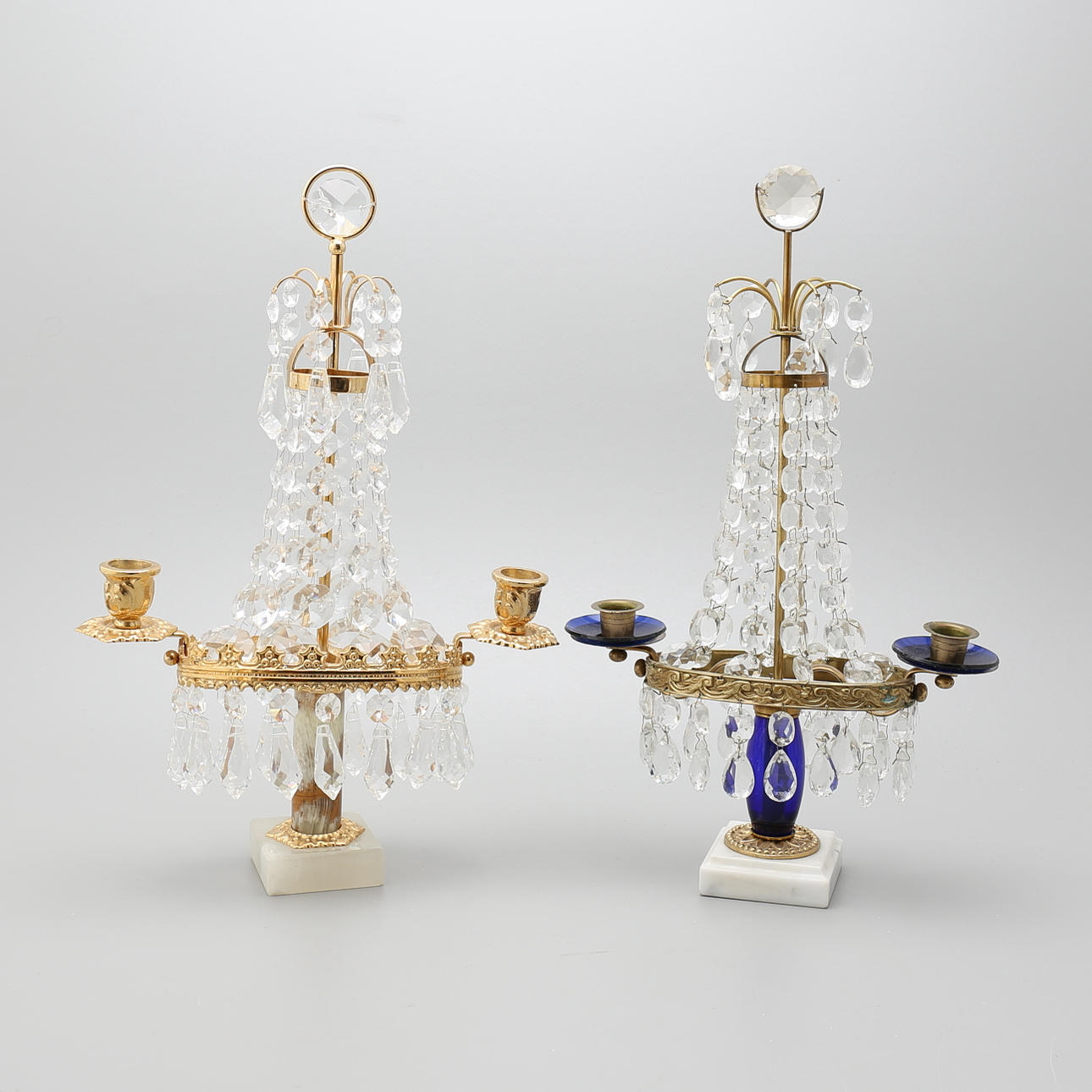 BORDSLYSTRAR, 2 st, 1900-tal.