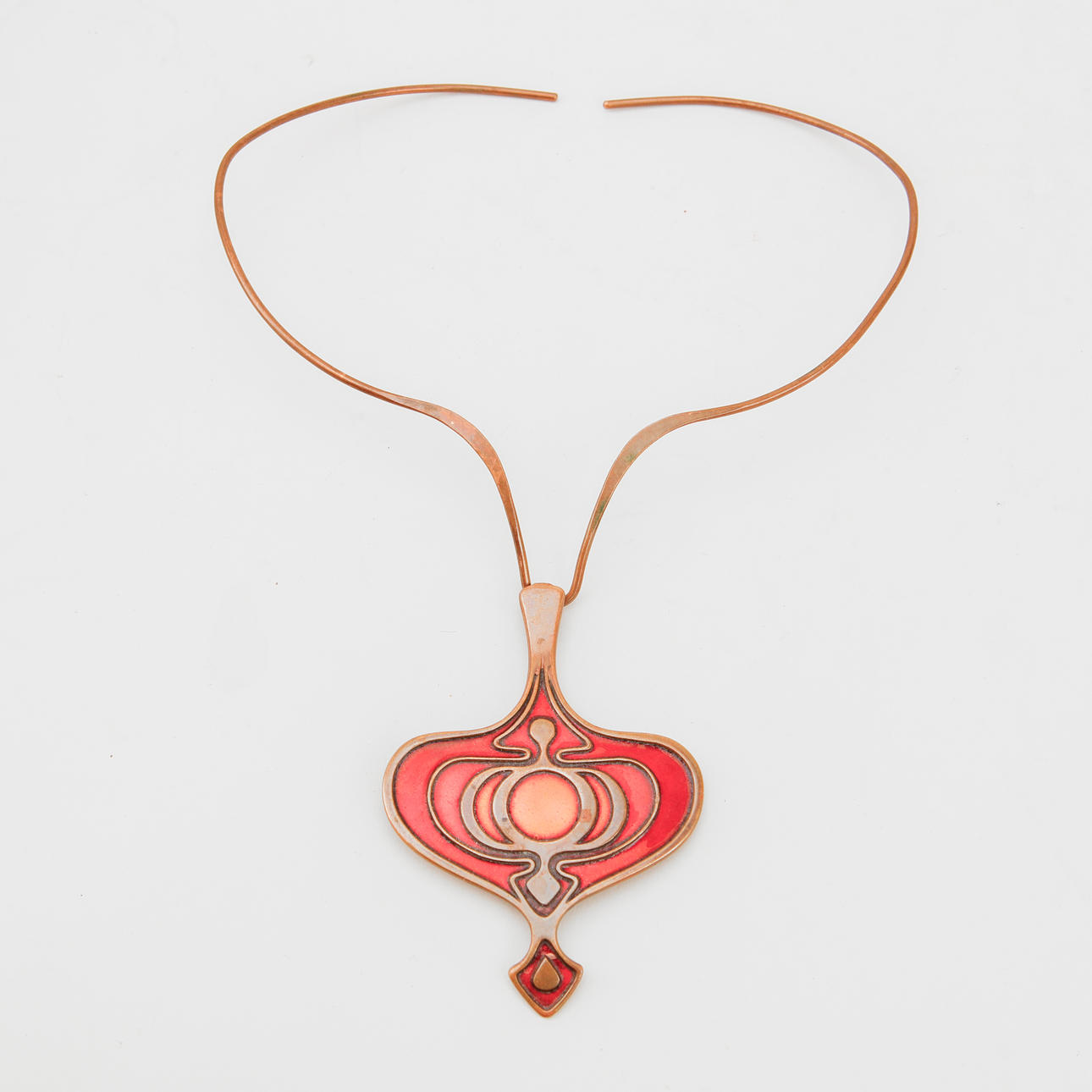 DAVID ANDERSEN. Necklace with pendant, Norway.