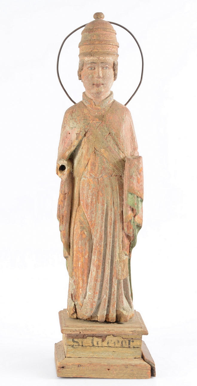 RELIGIÖS SKULPTUR, sannolikt 1600-1700-tal.