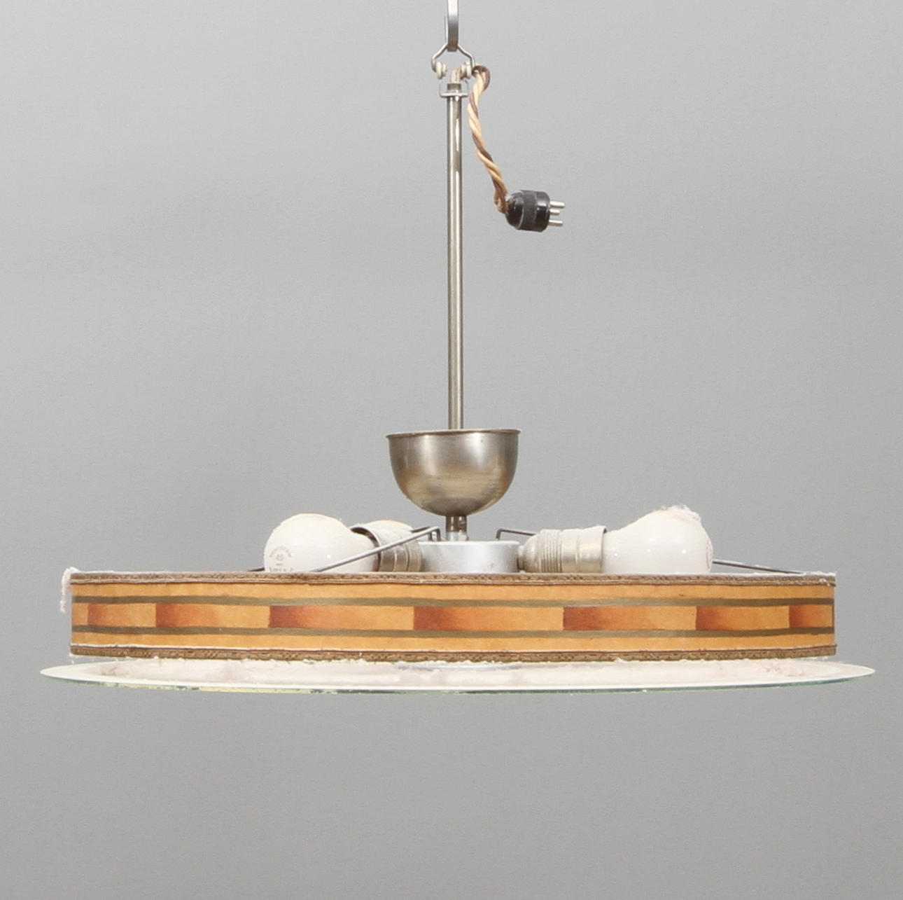 TAKPLAFOND, art deco, glasskiva, 1920/30-tal.