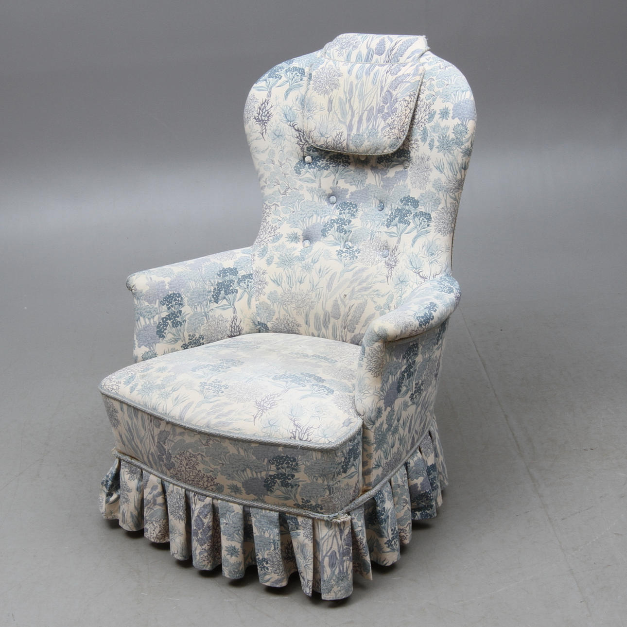 FÅTÖLJ, "Farmor", Carl Malmsten, AB O.H. Sjögren.