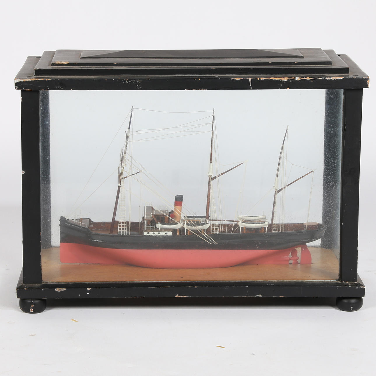 1900-TALETS SKEPPSMODELL, ”DELSTATEN GEORGIEN”.