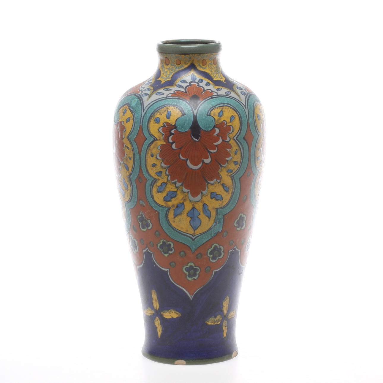 VAS, keramik, jugend, signerad Gouda, Holland.