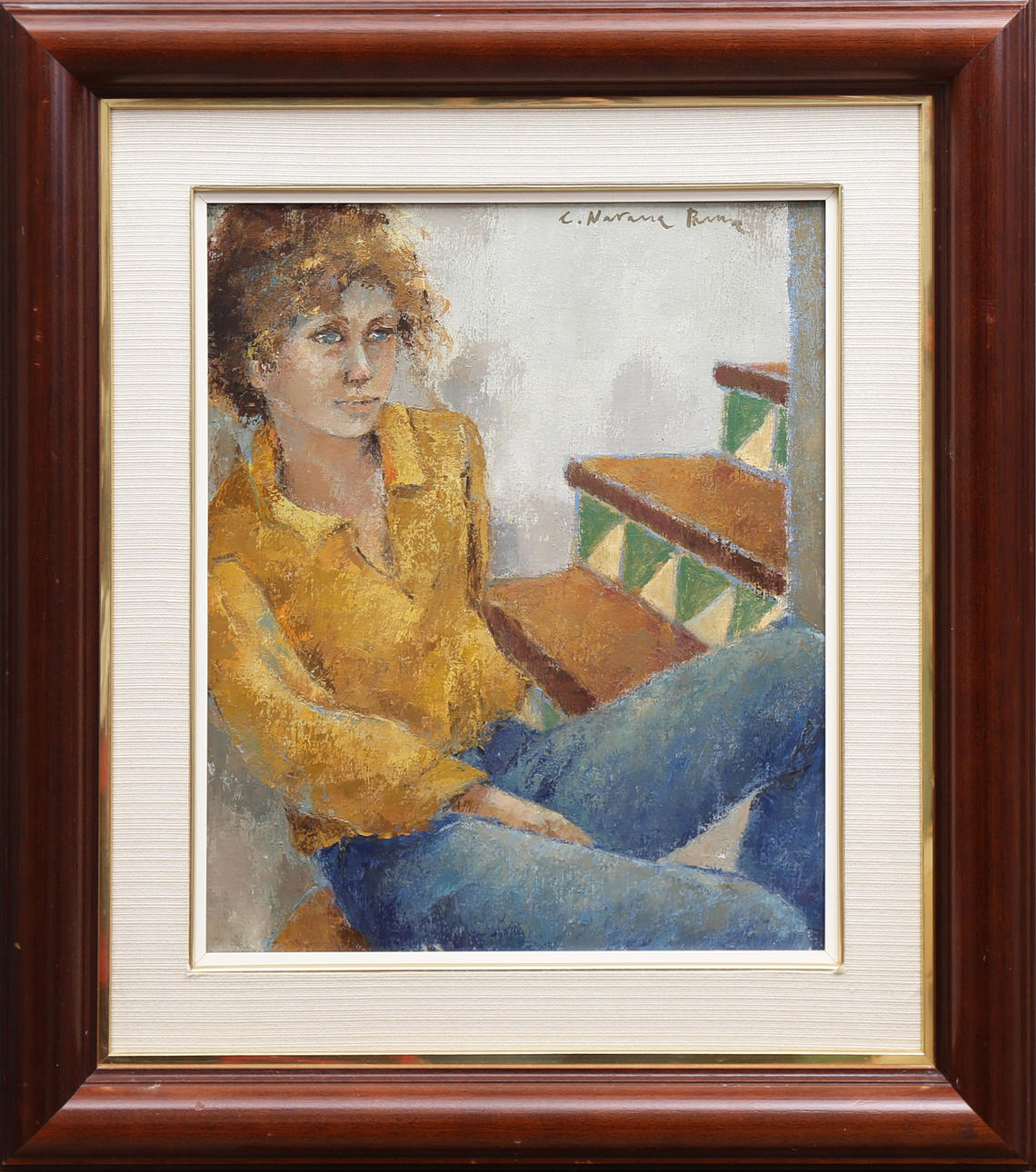 CARMEN NAVARRA PRUNA. Eine junge Frau.