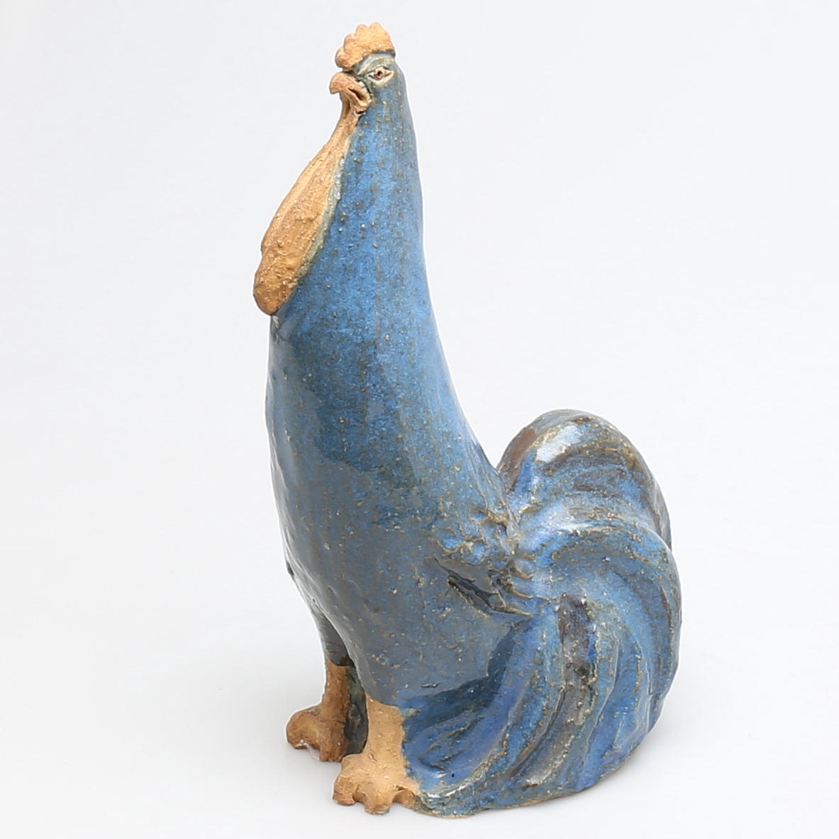 GUNNAR HANSSON. Tupp i delvis glaserat stengods, signerad G Hansson.