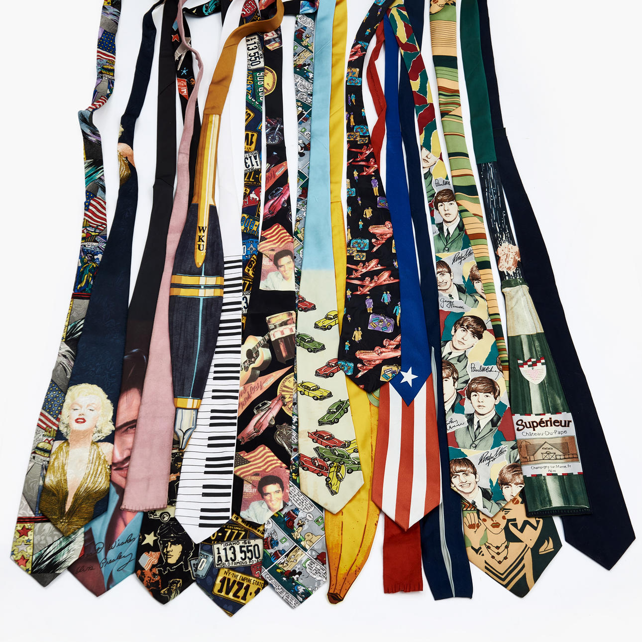 SLIPSAR, 20 st, lekfulla motivslipsar.