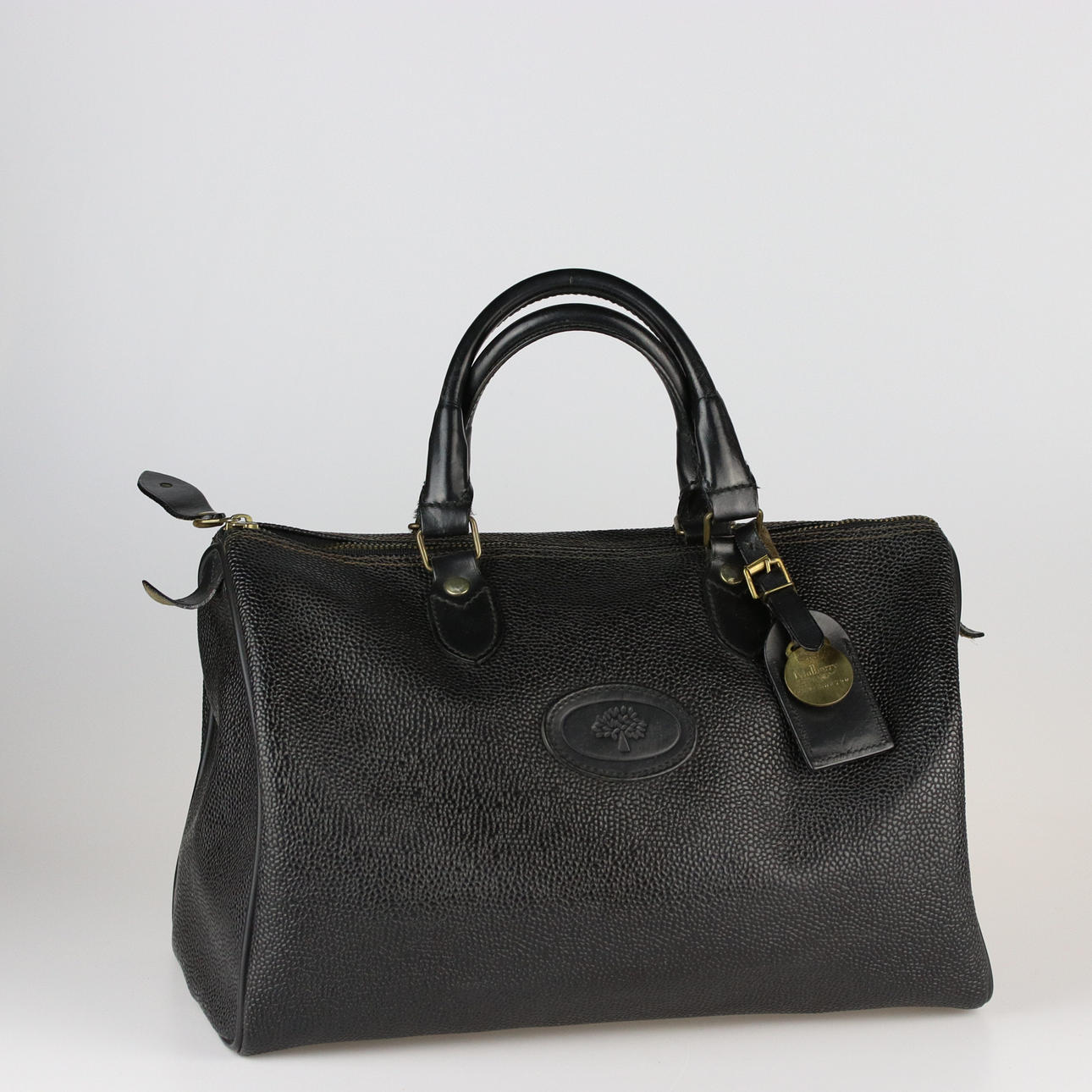 HANDBAG, embossed leather, Mulberry, England.