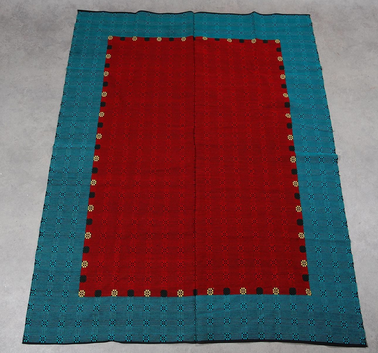 STENBORDSDUK " Munkabälte " Vävd av Kristina Hellstrand Rörum Österlen, 18-1900-tal.