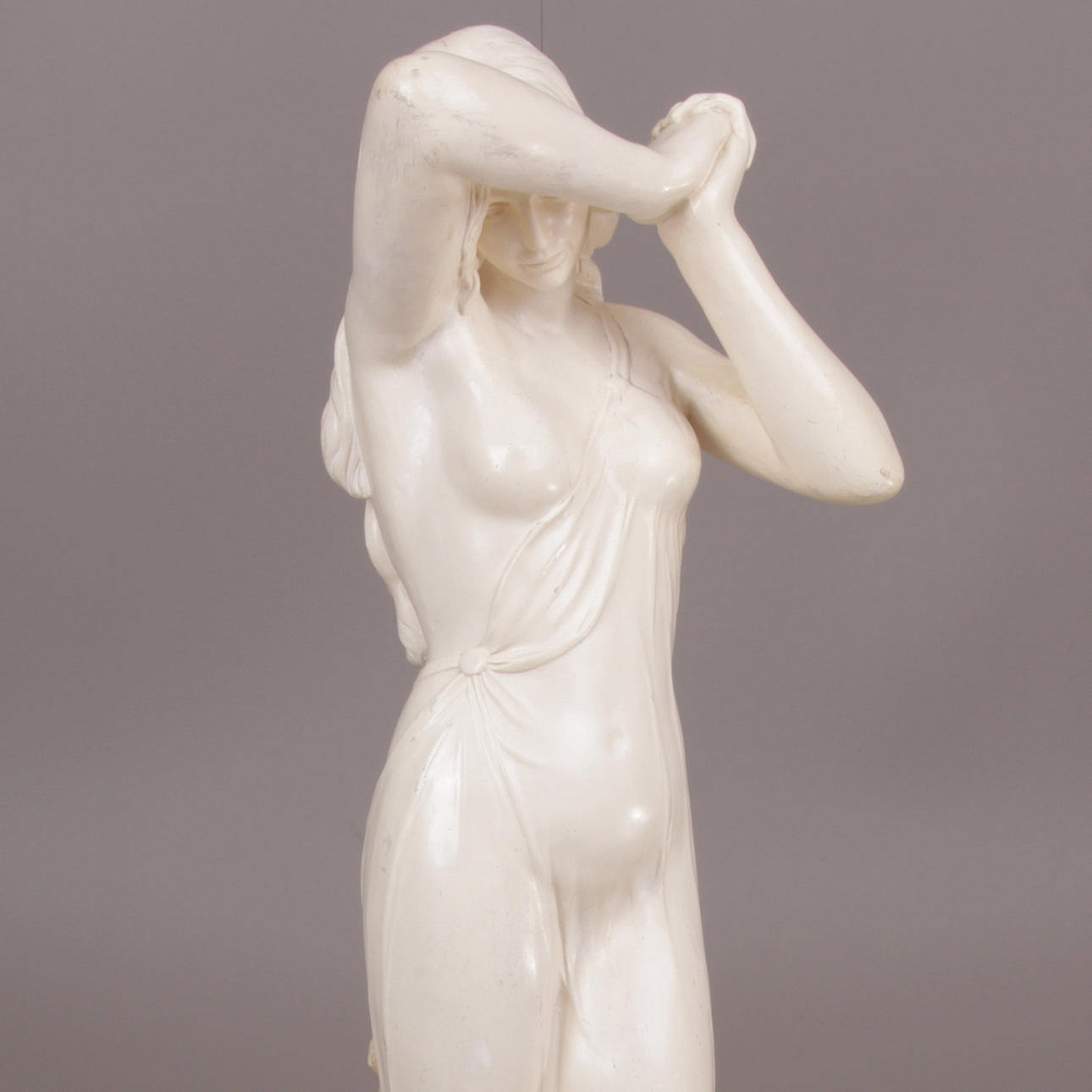 SKULPTUR, gips, 1900-tal, höjd 120 cm.