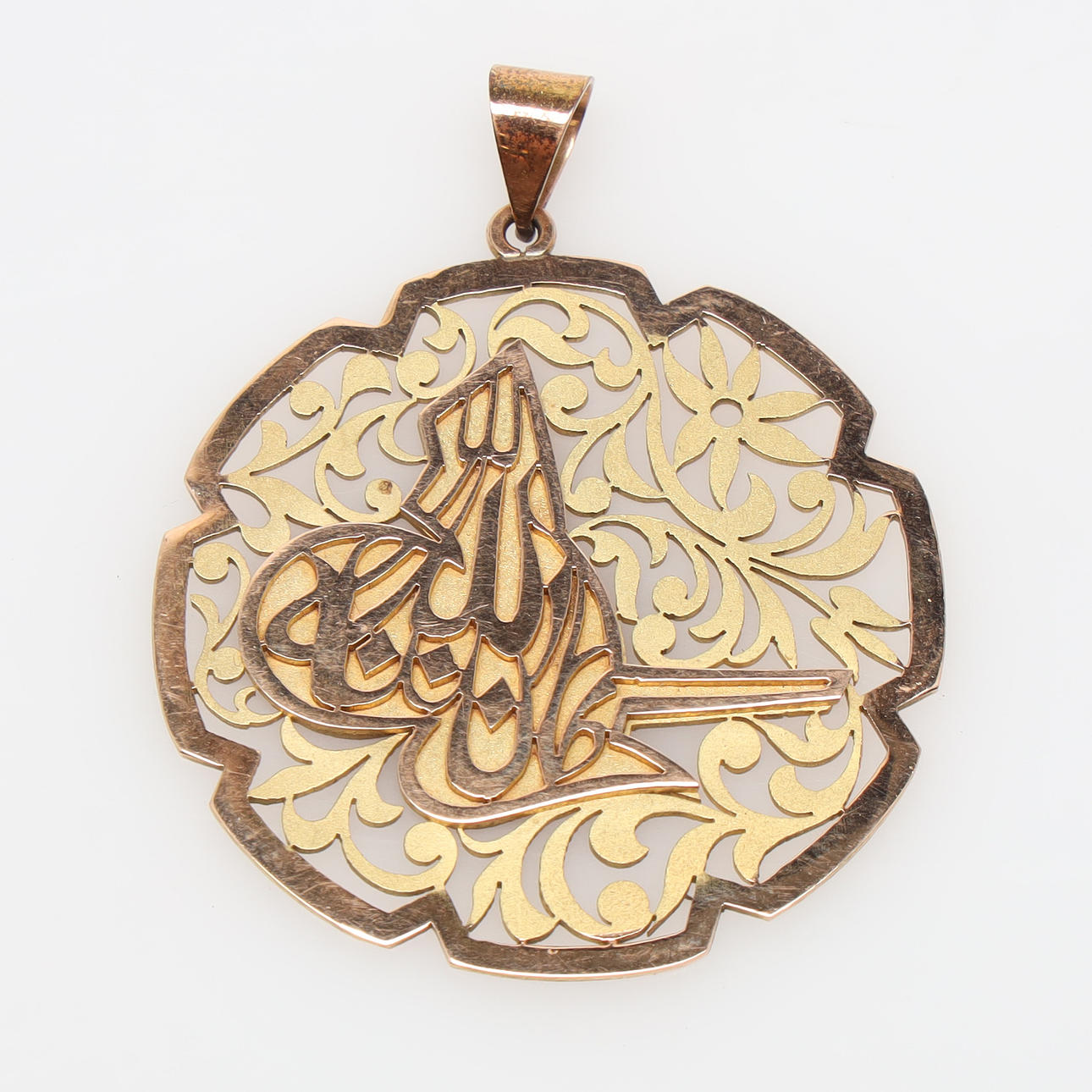 GLÜCKSAMULETT, 14 Karat Gold.