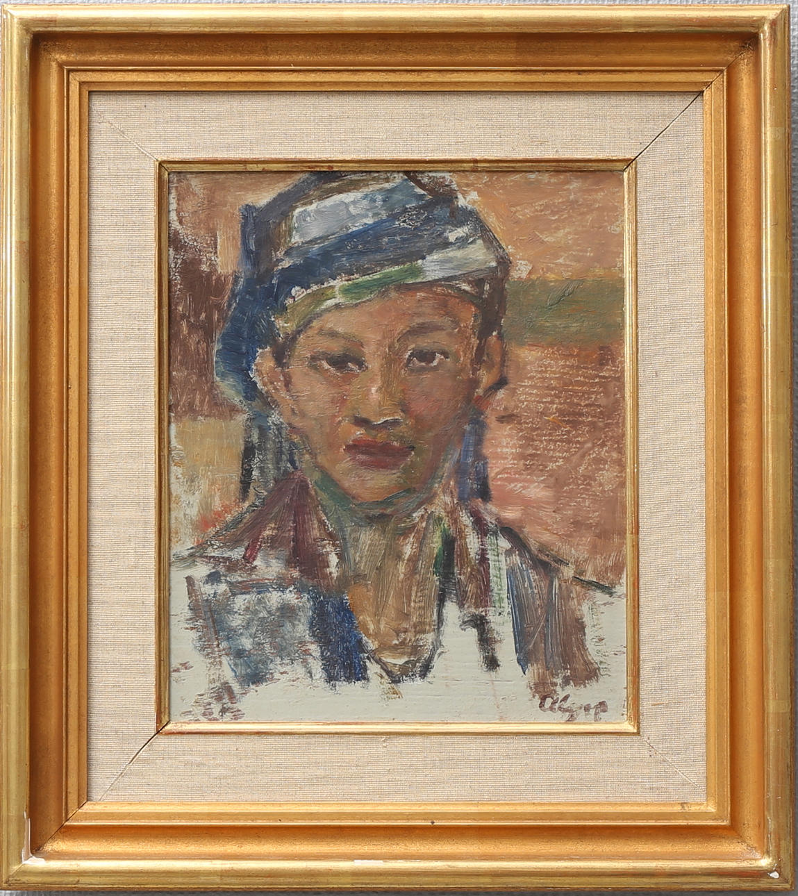 RAGNAR ALYRE. Arabpojke, olja på pannå, signerad.
