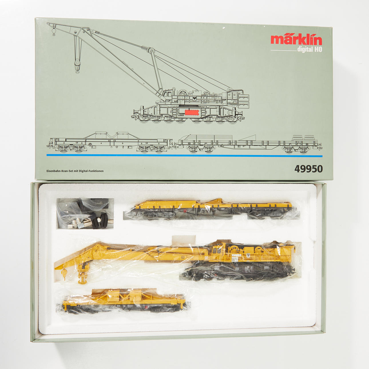 MÄRKLIN, 49950, H0, 8-axlig kranvagn 