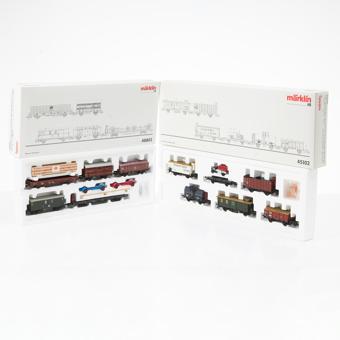MÄRKLIN, 48802, 45102, 11 Rollwagen, H0.