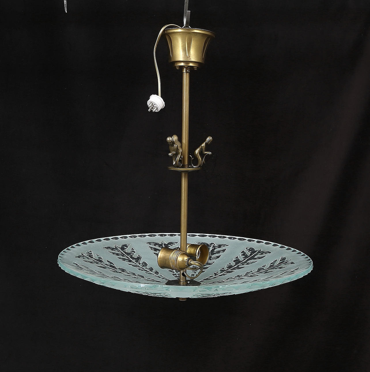 TAKPLAFOND, 1930-tal, höjd ca. 45 cm.