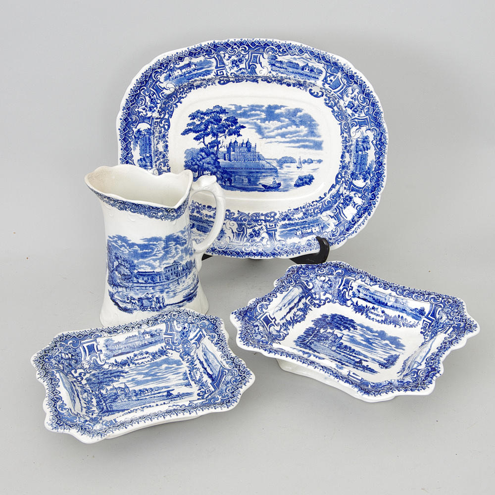 MATSERVISDELAR, "Svenska slott", Rörstrand.