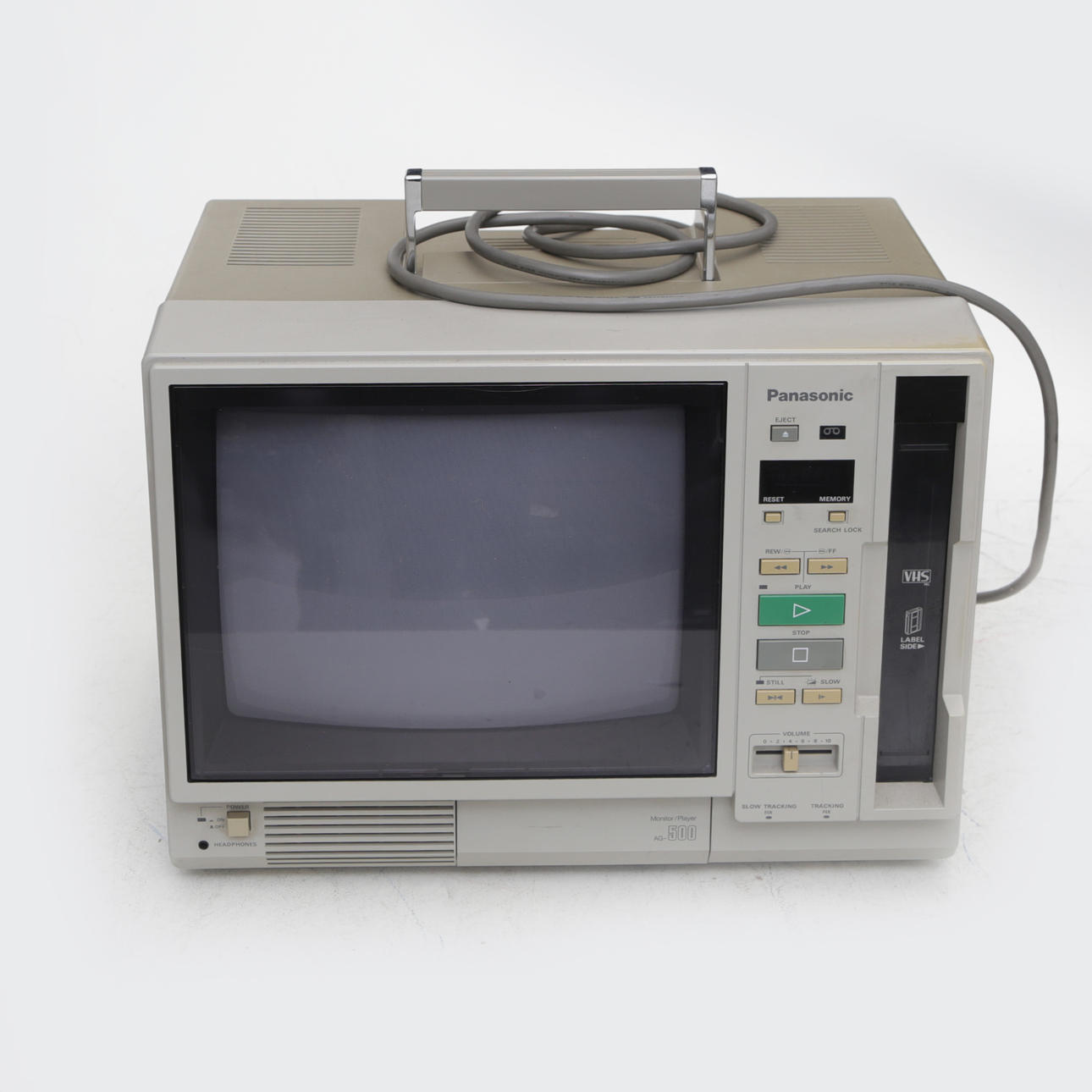 MINITV, Panasonic, with built-in VHS.