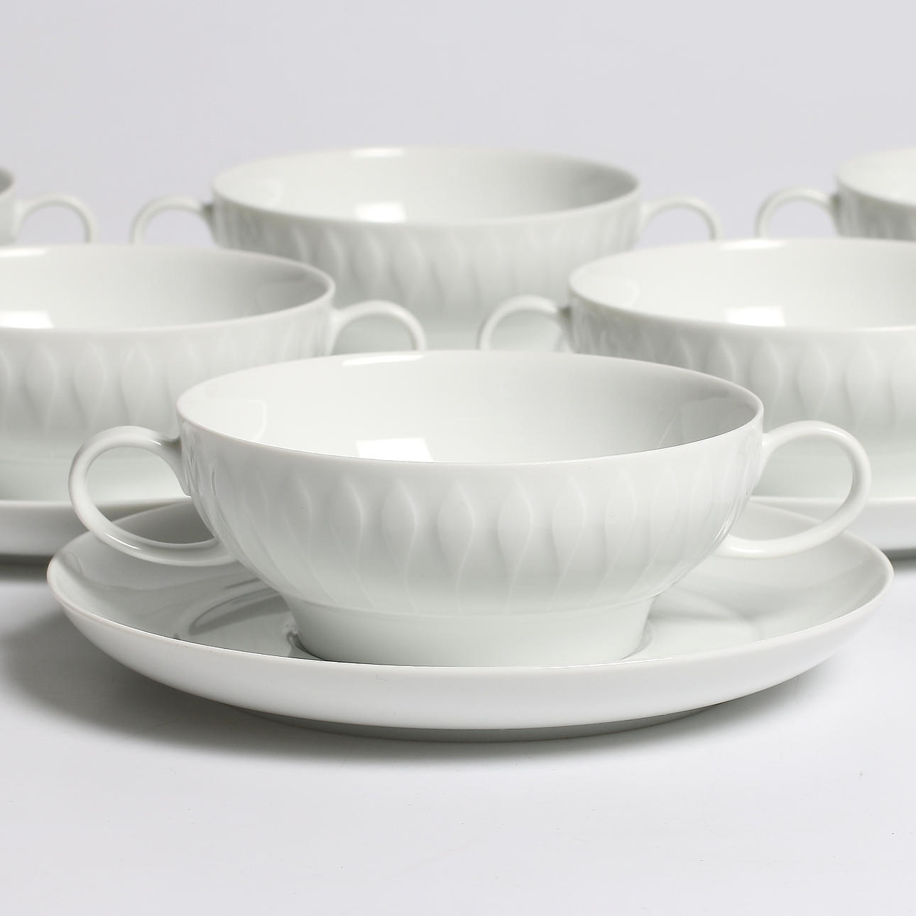 SOPPSKÅLAR, 12 delar, porslin. "Thomas", Germany.