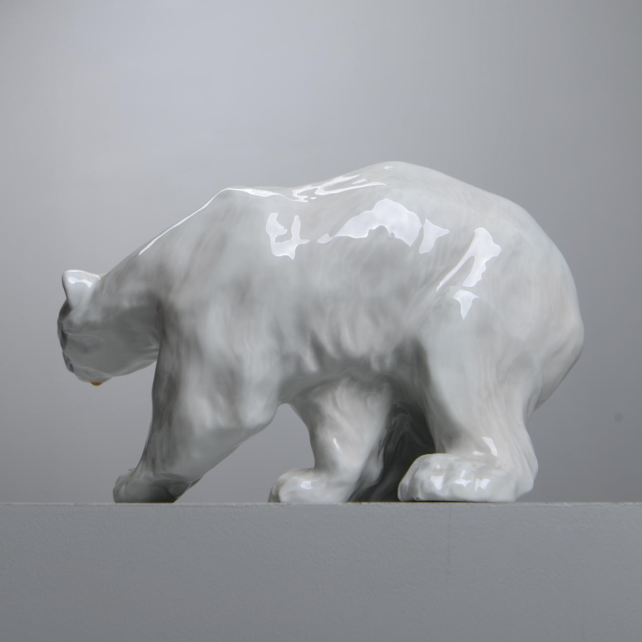KNUD KYHN. A polar bear figurine, model 1137, Royal Copenhagen