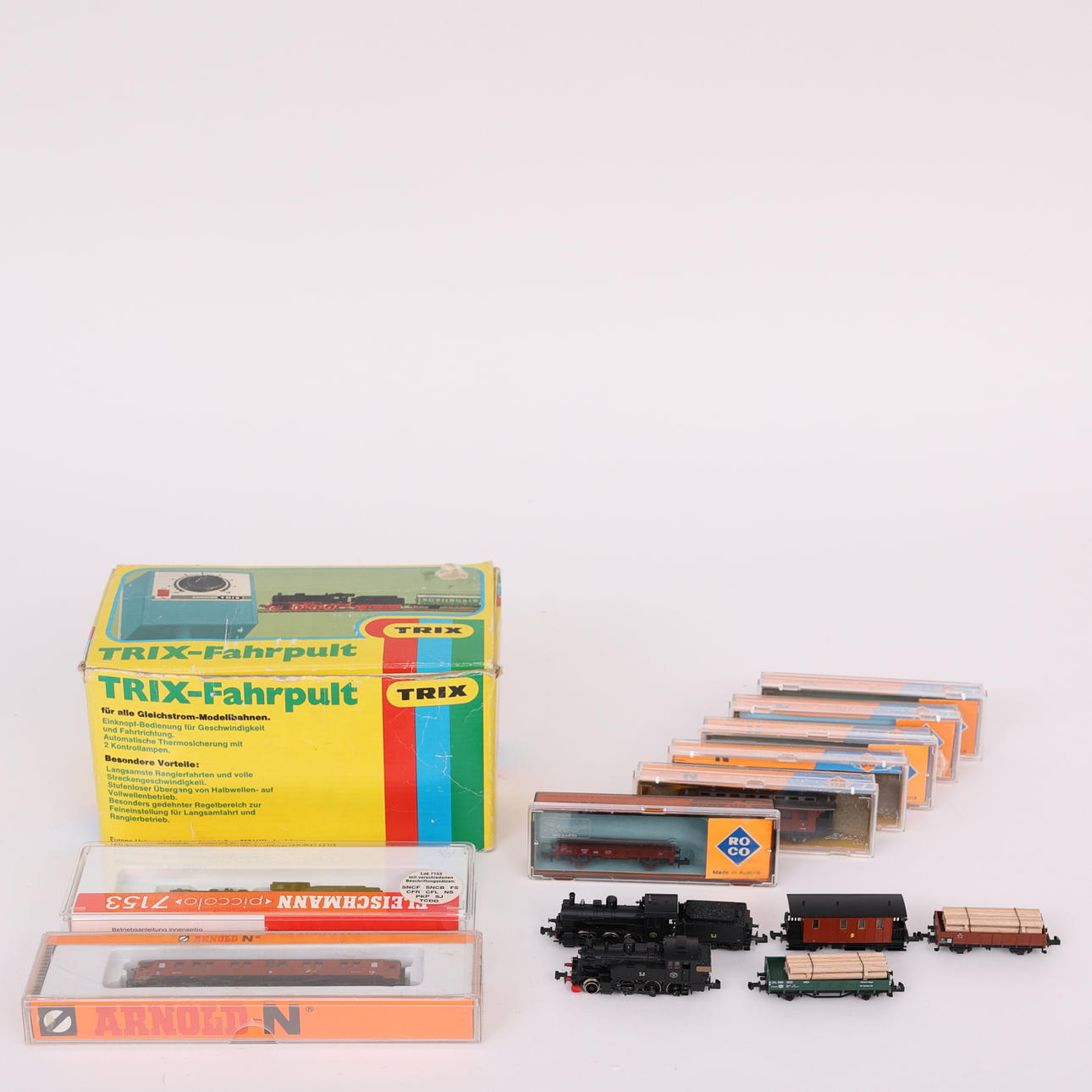 LOK & VAGNAR, 13 delar, Fleischmann, Roco, Arnold-N.