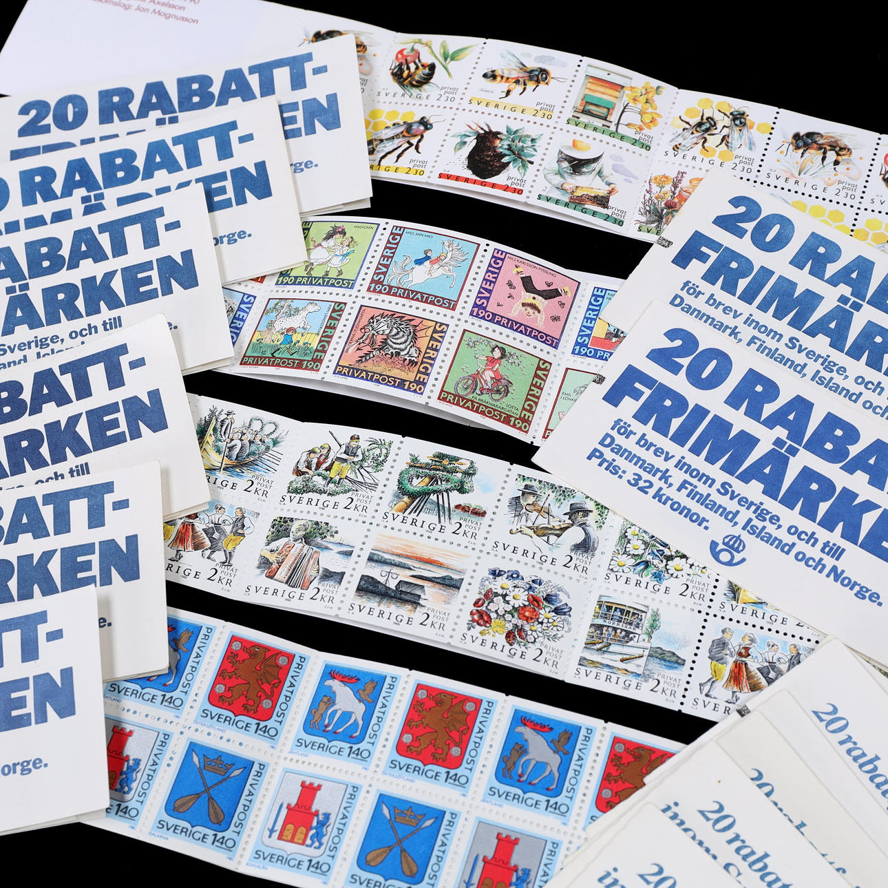 RABATTFRIMÄRKEN, 358 st.