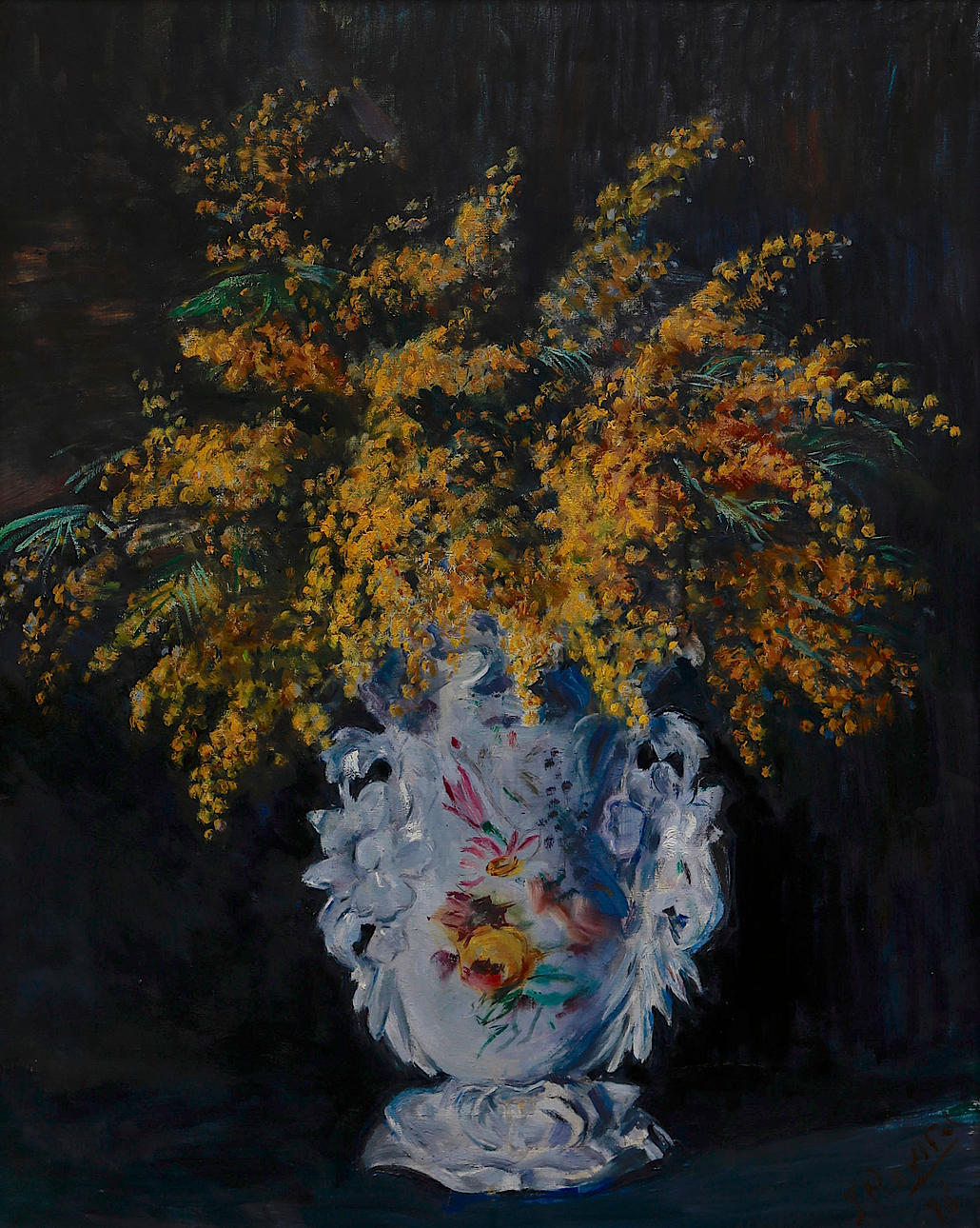 JOSEP ROVIRA. Flowers vase.