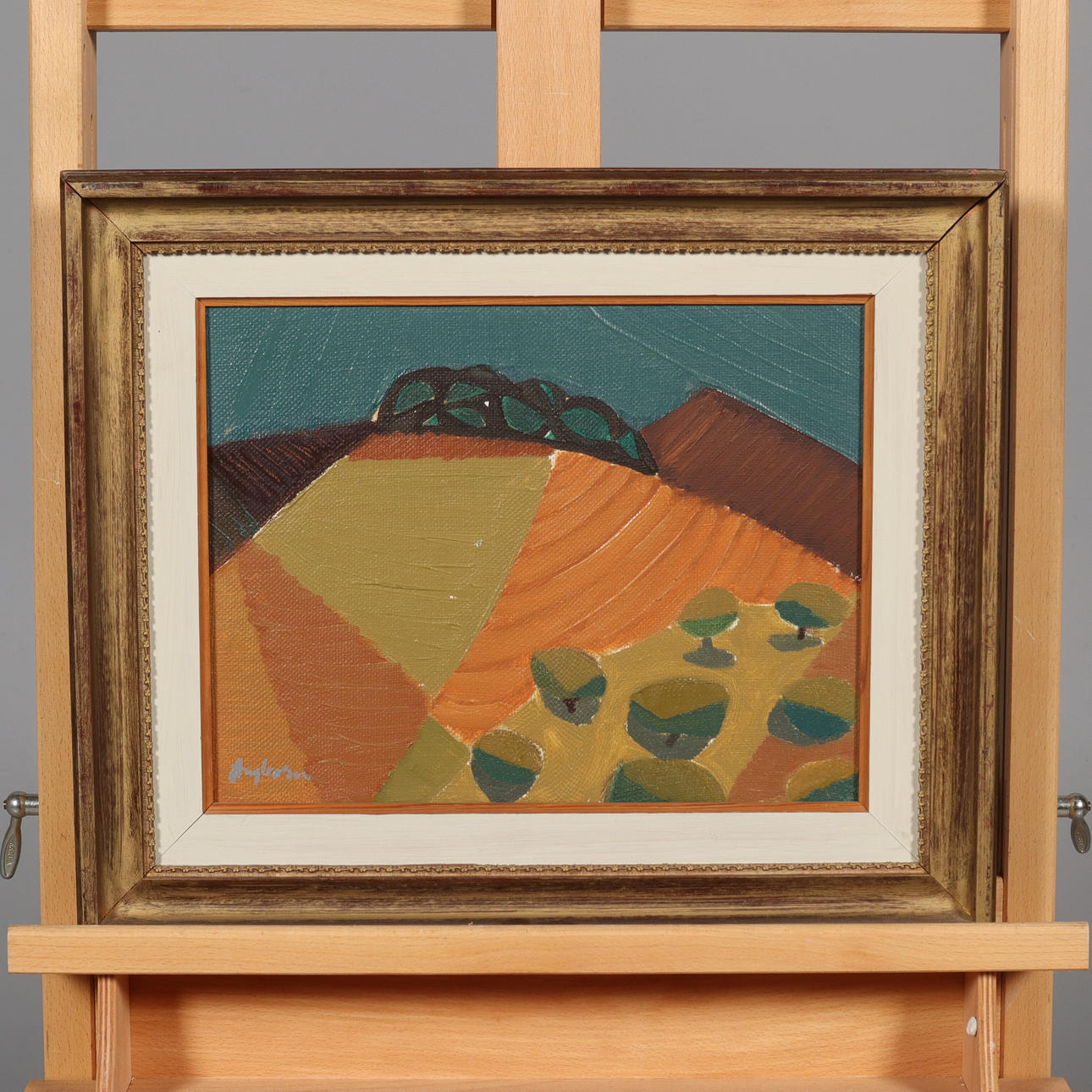 SVEN ANGBORN. OIL ON CANVAS, signed.