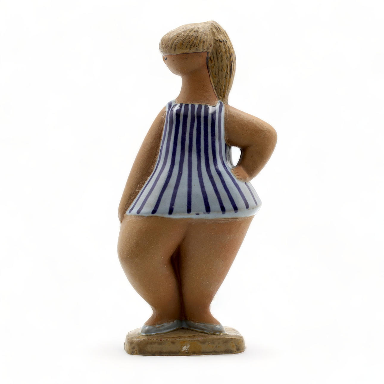 LISA LARSON. Figurine, stoneware, “Dora”, Gustavsberg, signed.
