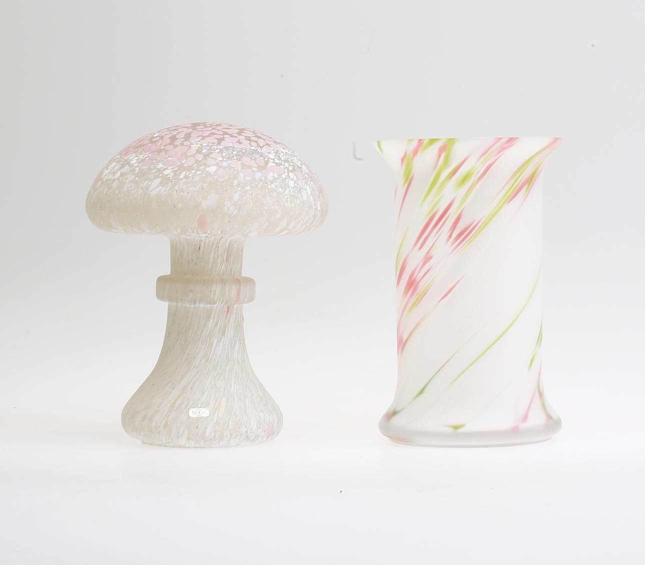 VAS samt SVAMP, 2 delar, glas, Monica Backström, Boda.