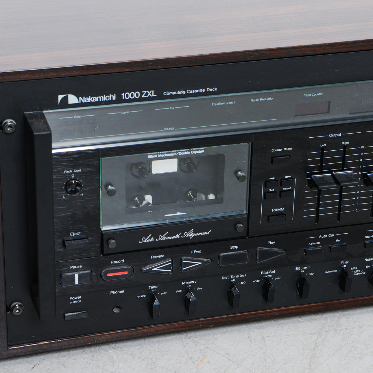 NAKAMICHI 1000 ZXL, Computing cassette tape deck, Japan, later