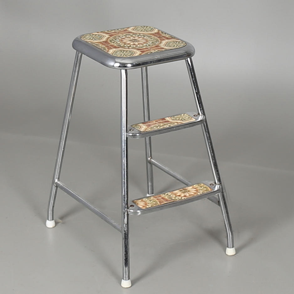 KÖKSPALL, kromat stativ, Verkstads A/B Lindqvist Motala.