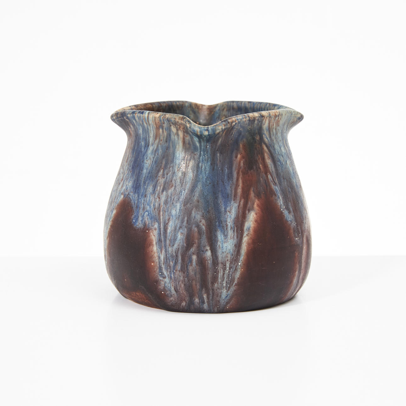 HERMANN MUTZ. Vase, glasierte Keramik, stempelsigniert, markiert 409.